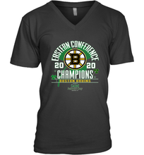 Load image into Gallery viewer, NHL ST PATRICK'S DAY Boston Bruins Fanatics 2020 Eastern Conference Champions Defensive Zone Men's V-Neck
