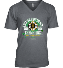 Load image into Gallery viewer, NHL ST PATRICK'S DAY Boston Bruins Fanatics 2020 Eastern Conference Champions Defensive Zone Men's V-Neck
