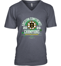 Load image into Gallery viewer, NHL ST PATRICK'S DAY Boston Bruins Fanatics 2020 Eastern Conference Champions Defensive Zone Men's V-Neck

