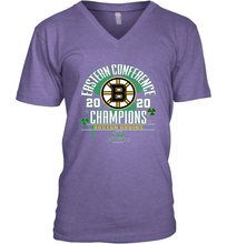 Load image into Gallery viewer, NHL ST PATRICK'S DAY Boston Bruins Fanatics 2020 Eastern Conference Champions Defensive Zone Men's V-Neck
