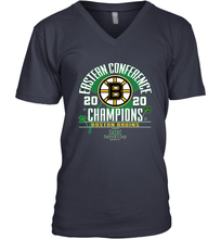 Load image into Gallery viewer, NHL ST PATRICK'S DAY Boston Bruins Fanatics 2020 Eastern Conference Champions Defensive Zone Men's V-Neck
