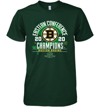 Load image into Gallery viewer, NHL ST PATRICK'S DAY Boston Bruins Fanatics 2020 Eastern Conference Champions Defensive Zone Men's Premium T-Shirt
