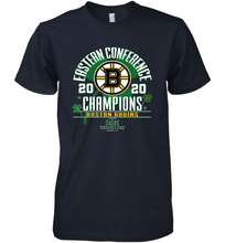 Load image into Gallery viewer, NHL ST PATRICK'S DAY Boston Bruins Fanatics 2020 Eastern Conference Champions Defensive Zone Men's Premium T-Shirt
