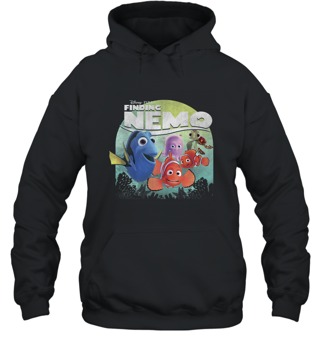 Disney Pixar Finding Nemo Group Shot Poster Hooded Sweatshirt