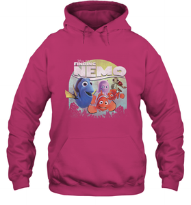 Disney Pixar Finding Nemo Group Shot Poster Hooded Sweatshirt