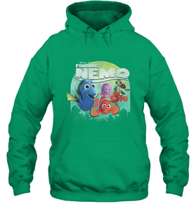 Disney Pixar Finding Nemo Group Shot Poster Hooded Sweatshirt