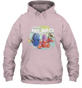 Disney Pixar Finding Nemo Group Shot Poster Hooded Sweatshirt