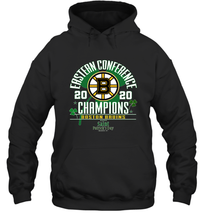 Load image into Gallery viewer, NHL ST PATRICK'S DAY Boston Bruins Fanatics 2020 Eastern Conference Champions Defensive Zone Hooded Sweatshirt
