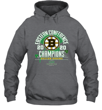 Load image into Gallery viewer, NHL ST PATRICK'S DAY Boston Bruins Fanatics 2020 Eastern Conference Champions Defensive Zone Hooded Sweatshirt
