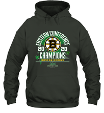 Load image into Gallery viewer, NHL ST PATRICK'S DAY Boston Bruins Fanatics 2020 Eastern Conference Champions Defensive Zone Hooded Sweatshirt
