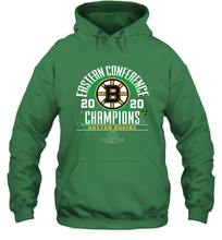 Load image into Gallery viewer, NHL ST PATRICK'S DAY Boston Bruins Fanatics 2020 Eastern Conference Champions Defensive Zone Hooded Sweatshirt
