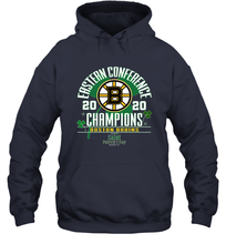 Load image into Gallery viewer, NHL ST PATRICK'S DAY Boston Bruins Fanatics 2020 Eastern Conference Champions Defensive Zone Hooded Sweatshirt
