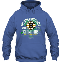 Load image into Gallery viewer, NHL ST PATRICK'S DAY Boston Bruins Fanatics 2020 Eastern Conference Champions Defensive Zone Hooded Sweatshirt
