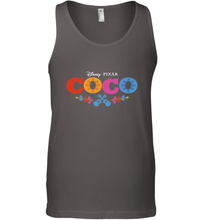 Load image into Gallery viewer, Disney Pixar Coco Movie Logo Colorful Men's Tank Top
