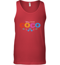 Load image into Gallery viewer, Disney Pixar Coco Movie Logo Colorful Men's Tank Top
