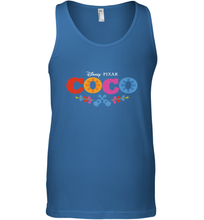 Load image into Gallery viewer, Disney Pixar Coco Movie Logo Colorful Men's Tank Top
