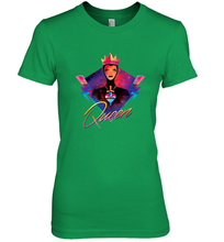 Load image into Gallery viewer, Disney Villains Evil Queen Neon 90s Rock Band Women's Premium T-Shirt
