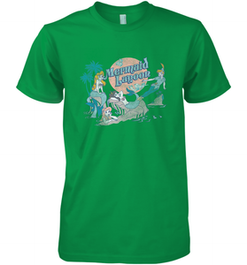 Disney Peter Pan Distressed Mermaid Lagoon Men's Premium T-Shirt