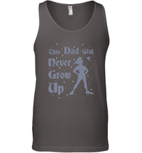 Load image into Gallery viewer, Disney Peter Pan This Dad Will Never Grow Up Men&#39;s Tank Top
