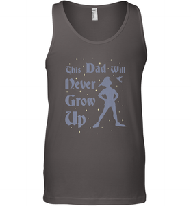 Disney Peter Pan This Dad Will Never Grow Up Men's Tank Top