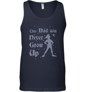 Disney Peter Pan This Dad Will Never Grow Up Men's Tank Top