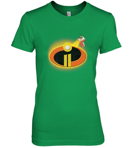 Disney Pixar Incredibles 2 Jack Jack Logo Women's Premium T-Shirt