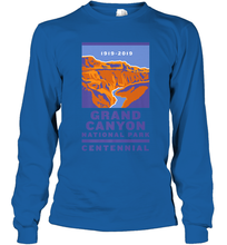 Load image into Gallery viewer, Grand Canyon National Park Centennial Logo Long Sleeve T-Shirt
