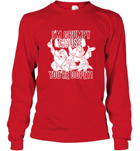 Load image into Gallery viewer, Disney Snow White Grumpy Cause You're Dopey Long Sleeve T-Shirt
