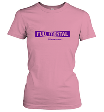 Load image into Gallery viewer, Full Frontal with Samantha Bee Purple Logo Women's T-Shirt

