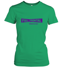Load image into Gallery viewer, Full Frontal with Samantha Bee Purple Logo Women's T-Shirt

