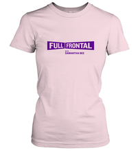 Load image into Gallery viewer, Full Frontal with Samantha Bee Purple Logo Women's T-Shirt
