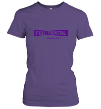 Load image into Gallery viewer, Full Frontal with Samantha Bee Purple Logo Women's T-Shirt
