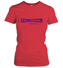 Load image into Gallery viewer, Full Frontal with Samantha Bee Purple Logo Women's T-Shirt
