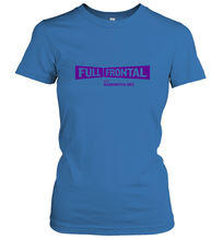 Load image into Gallery viewer, Full Frontal with Samantha Bee Purple Logo Women's T-Shirt
