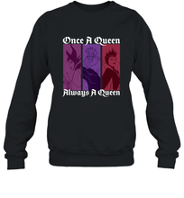 Load image into Gallery viewer, Disney Villains Once A Queen Always A Queen Crewneck Sweatshirt
