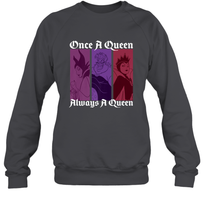 Load image into Gallery viewer, Disney Villains Once A Queen Always A Queen Crewneck Sweatshirt
