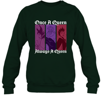 Load image into Gallery viewer, Disney Villains Once A Queen Always A Queen Crewneck Sweatshirt
