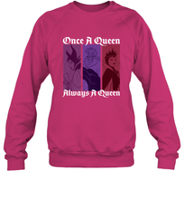 Load image into Gallery viewer, Disney Villains Once A Queen Always A Queen Crewneck Sweatshirt
