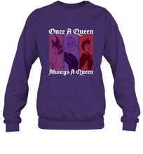 Load image into Gallery viewer, Disney Villains Once A Queen Always A Queen Crewneck Sweatshirt
