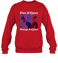 Load image into Gallery viewer, Disney Villains Once A Queen Always A Queen Crewneck Sweatshirt
