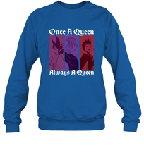 Load image into Gallery viewer, Disney Villains Once A Queen Always A Queen Crewneck Sweatshirt
