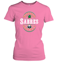 Load image into Gallery viewer, Buffalo Sabres Fanatics Branded Black St. Patrick&#39;s Day Forever Lucky 01 Women&#39;s T-Shirt
