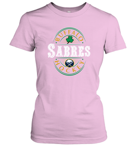 Buffalo Sabres Fanatics Branded Black St. Patrick's Day Forever Lucky 01 Women's T-Shirt