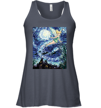 Load image into Gallery viewer, Disney Peter Pan Tinker Bell Starry Night Portrait Women&#39;s Racerback Tank
