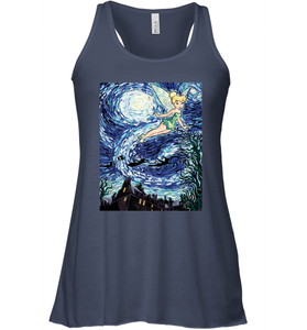 Disney Peter Pan Tinker Bell Starry Night Portrait Women's Racerback Tank