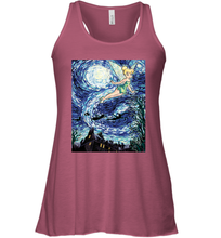 Load image into Gallery viewer, Disney Peter Pan Tinker Bell Starry Night Portrait Women&#39;s Racerback Tank
