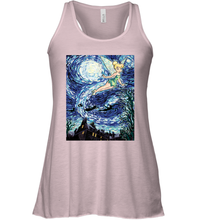 Load image into Gallery viewer, Disney Peter Pan Tinker Bell Starry Night Portrait Women&#39;s Racerback Tank
