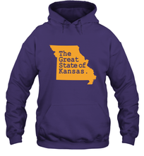 Load image into Gallery viewer, The Great State Of Kansas Hooded Sweatshirt
