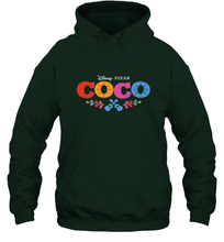 Load image into Gallery viewer, Disney Pixar Coco Movie Logo Colorful Hooded Sweatshirt
