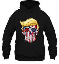 Load image into Gallery viewer, Trump sugar skull Hooded Sweatshirt
